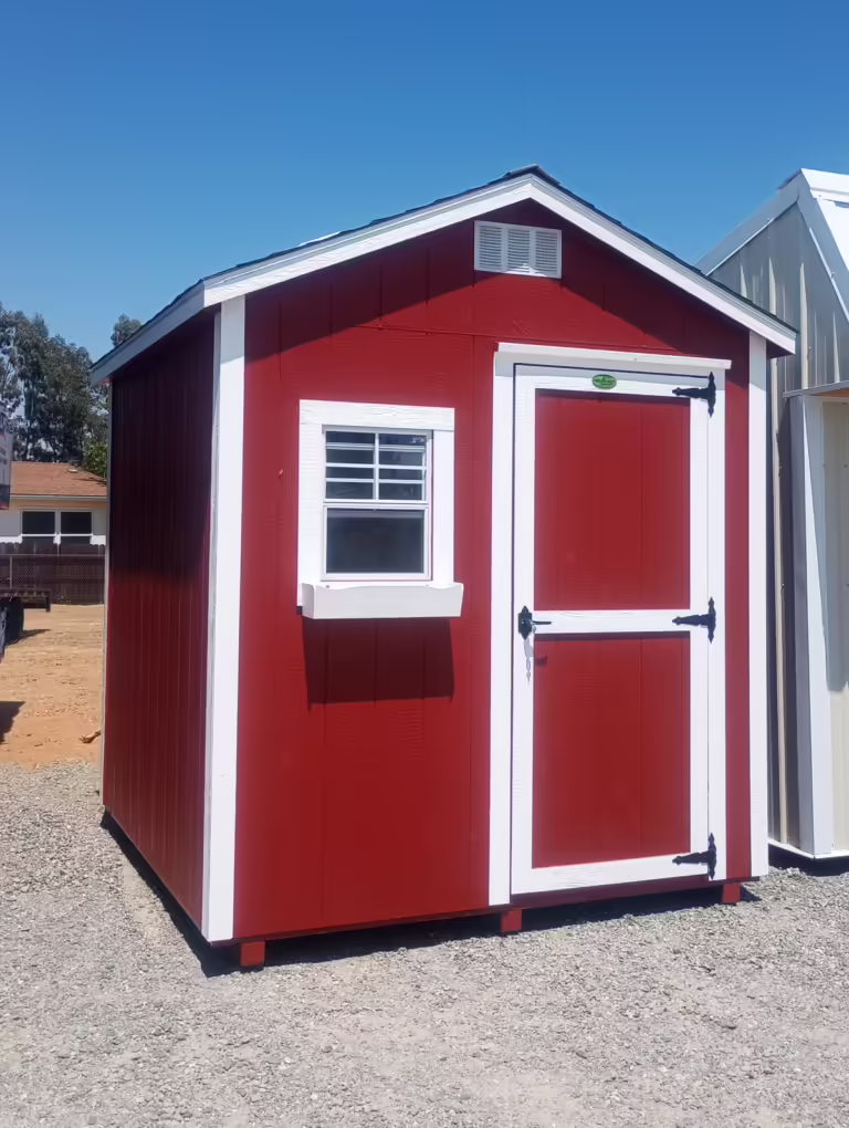8x8 garden shed from Sequoia Sheds in Red Bluff