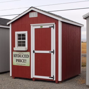 8x8 Premium Ranch garden shed, built by Sequoia Sheds in Red Bluff