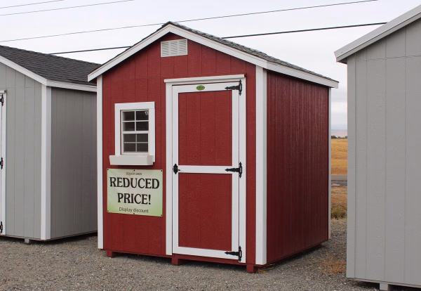 8x8 Premium Ranch garden shed, built by Sequoia Sheds in Red Bluff