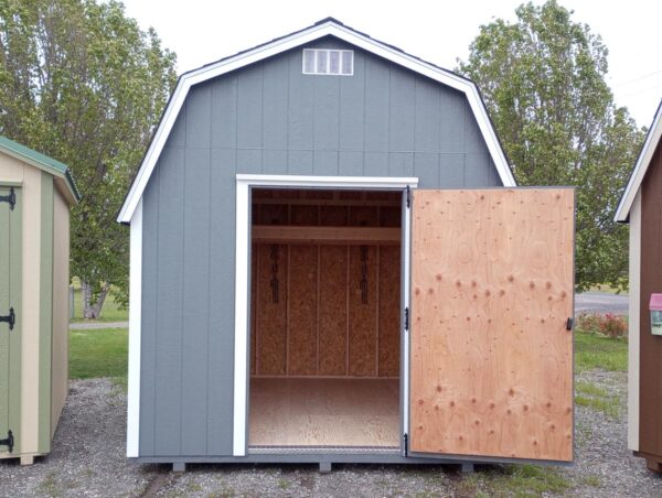 10 x 12 Premium Barn with open front door