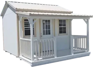Premium Cottage with front porch from Sequoia Sheds
