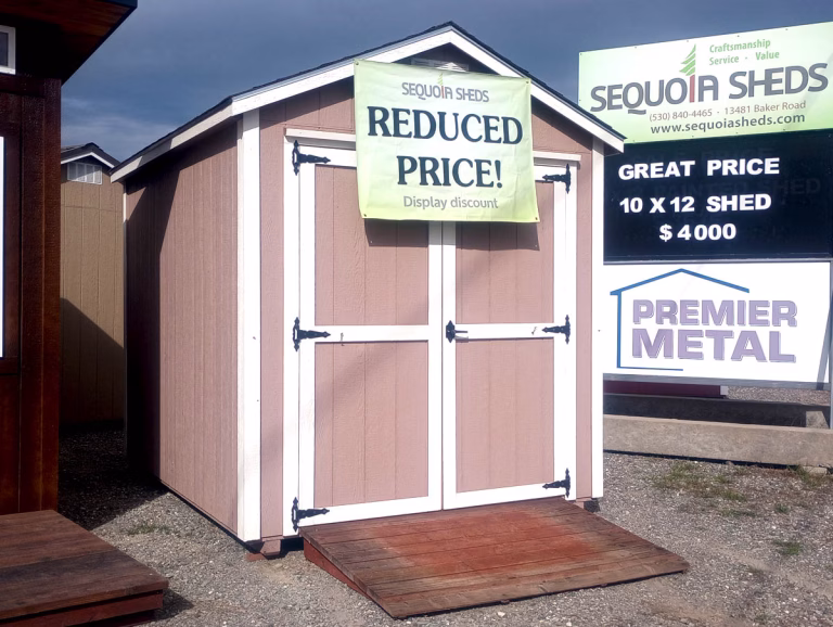 8x10 shed, used, free delivery and setup